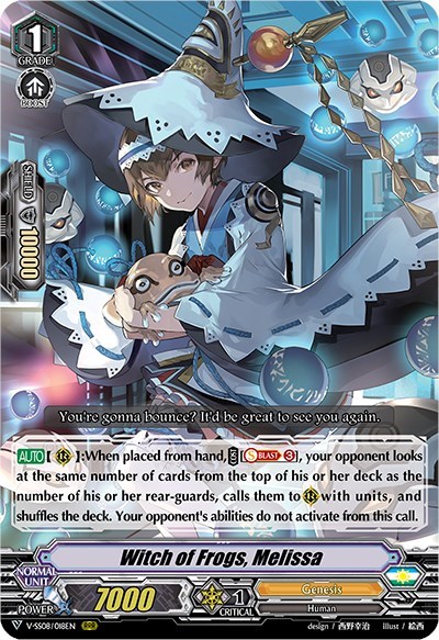 Witch of Frogs, Melissa [V Format] V-SS08/018EN