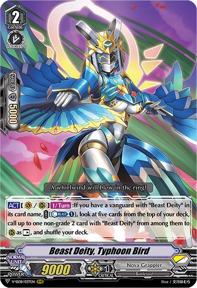Beast Deity, Typhoon Bird [V Format] V-SS08/037EN