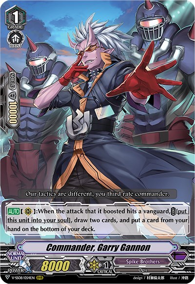 Commander, Garry Gannon [V Format] V-SS08/054EN