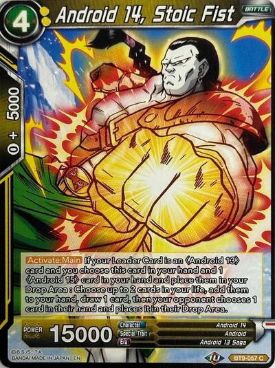 Android 14, Stoic Fist BT9-057