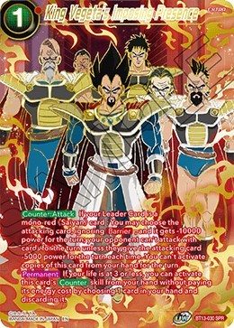 King Vegeta's Imposing Presence BT13-030