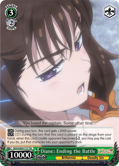Diane: Ending the Battle SDS/SX03-T17 TD
