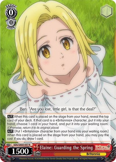 Elaine: Guarding the Spring SDS/SX03-057 R