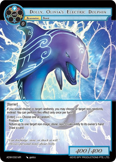 Dolly, Olivia's Electric Dolphin 
