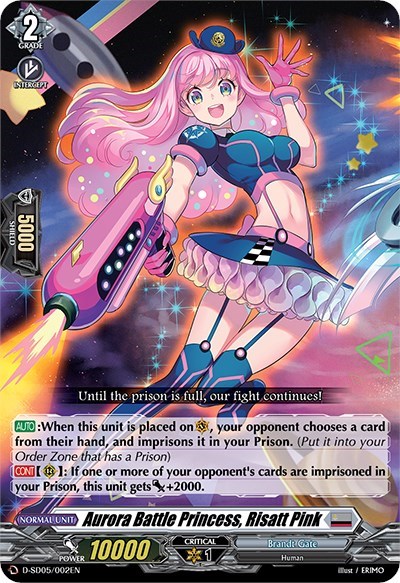 Aurora Battle Princess, Risatt Pink [D Format] D-SD05/002EN