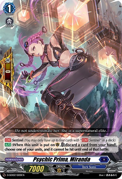 Psychic Prima, Miranda [D Format] D-SD02/009EN