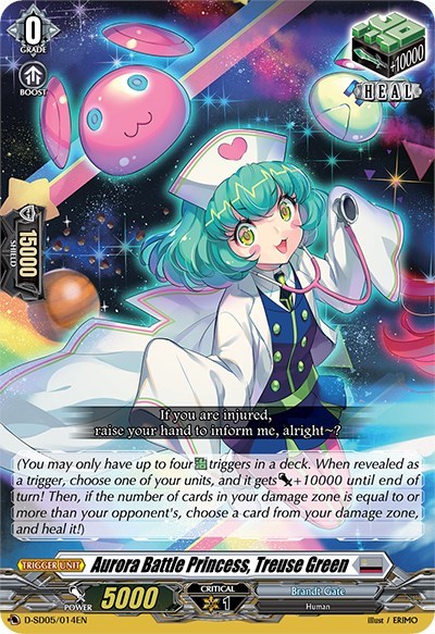 Aurora Battle Princess, Treuse Green [D Format] D-SD05/014EN