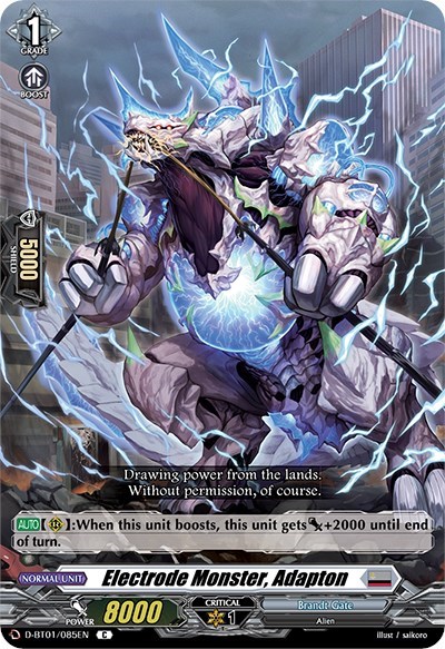 Electrode Monster, Adapton [D Format] D-BT01/085EN