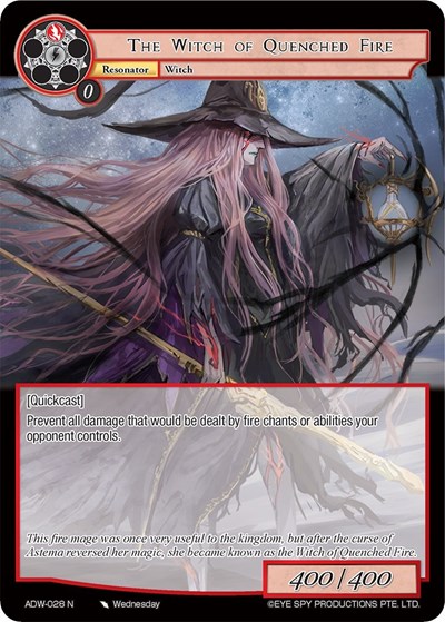 The Witch of Quenched Fire 