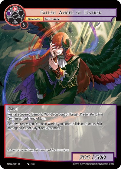 Fallen Angel of Hatred 