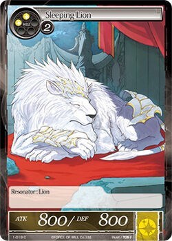 Sleeping Lion 1-019