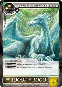 Snowwhite, the White Scale Dragon 1-020