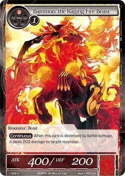 Bammoo, the Raging Fire Beast 1-062