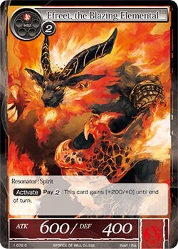 Efreet, the Blazing Elemental 1-072