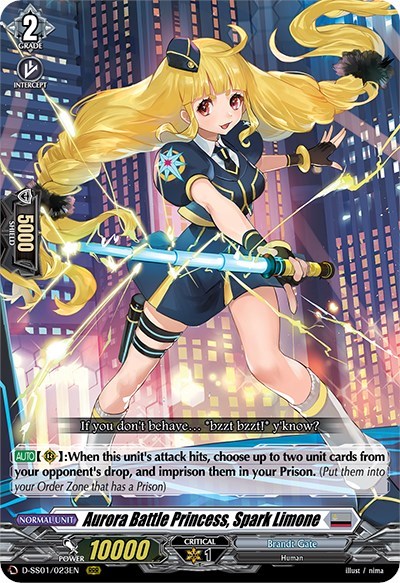 Aurora Battle Princess, Spark Limone [D Format] D-SS01/023EN