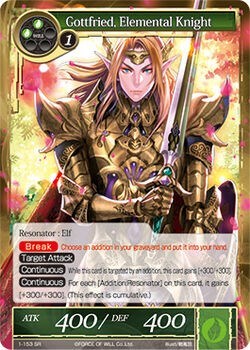 Gottfried, Elemental Knight 1-153