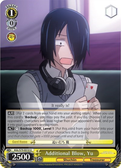 Additional Blow, Yu KGL/S79-E010 U