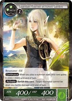 Guardian Warrior in Flower Garden 2-071