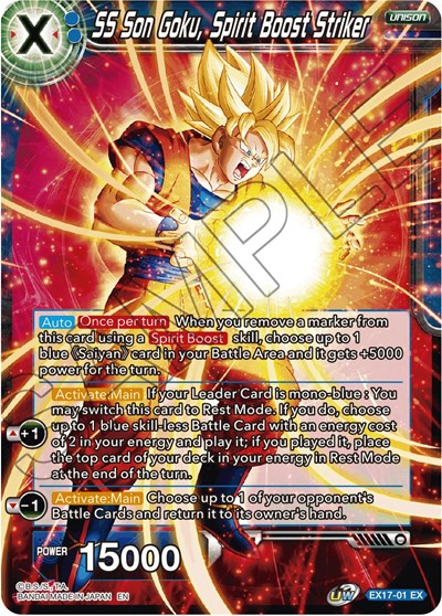 SS Son Goku, Spirit Boost Striker EX17-01