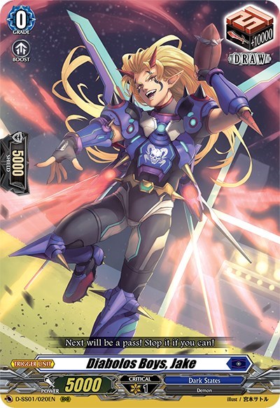Diabolos Boys, Jake [D Format] D-SS01/020EN