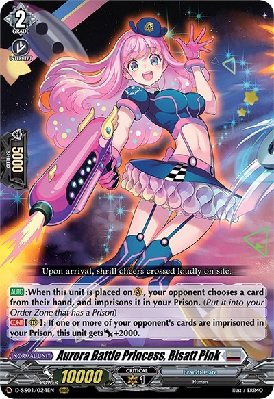 Aurora Battle Princess, Risatt Pink [D Format] D-SS01/024EN