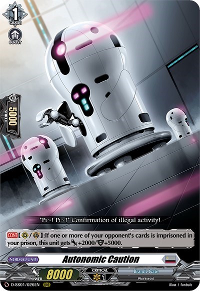 Autonomic Caution [D Format] D-SS01/026EN