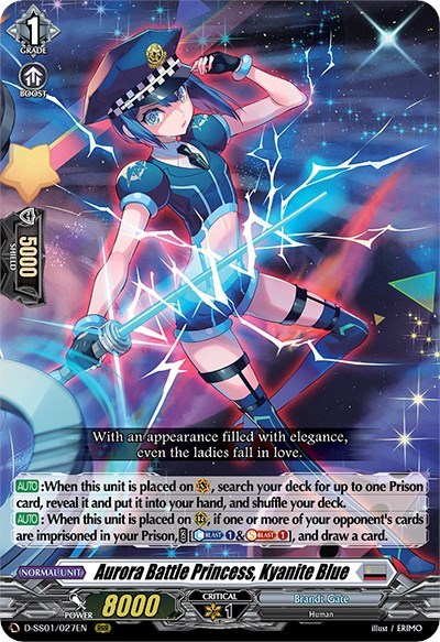Aurora Battle Princess, Kyanite Blue [D Format] D-SS01/027EN