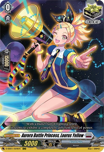 Aurora Battle Princess, Lourus Yellow [D Format] D-SS01/029EN