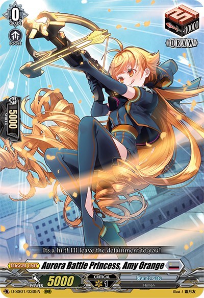 Aurora Battle Princess, Amy Orange [D Format] D-SS01/030EN