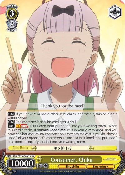 Consumer, Chika KGL/S79-E006S SR
