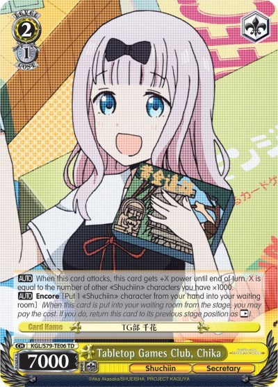 Tabletop Games Club, Chika KGL/S79-TE06 TD