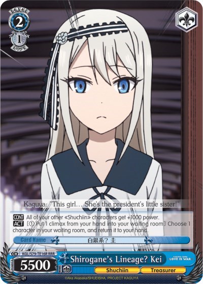 Shirogane's Lineage? Kei KGL/S79-TE16R RRR