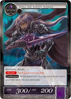 Butz, the Ebony Knight 2-126