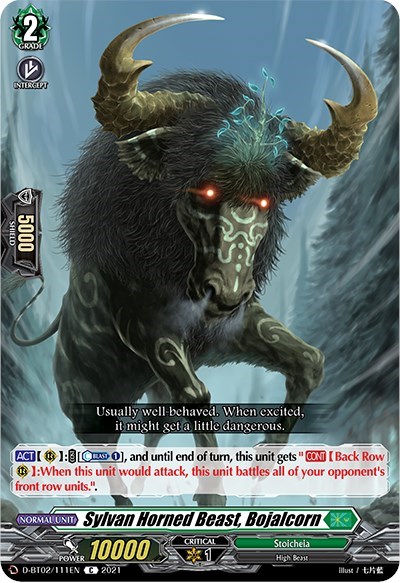 Sylvan Horned Beast, Bojalcorn [D Format] D-BT02/111EN