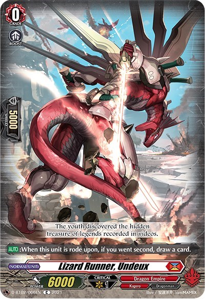 Lizard Runner, Undeux [D Format] D-BT02/066EN