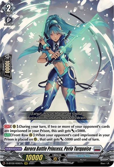 Aurora Battle Princess, Perio Turquoise [D Format] D-BT02/006EN
