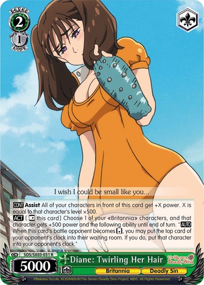 Diane: Twirling Her Hair SDS/SX03-031 R