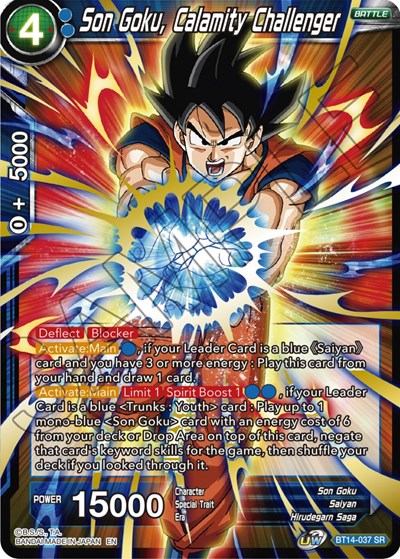 Son Goku, Calamity Challenger BT14-037
