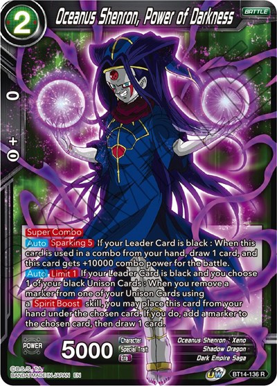Oceanus Shenron, Power of Darkness BT14-136