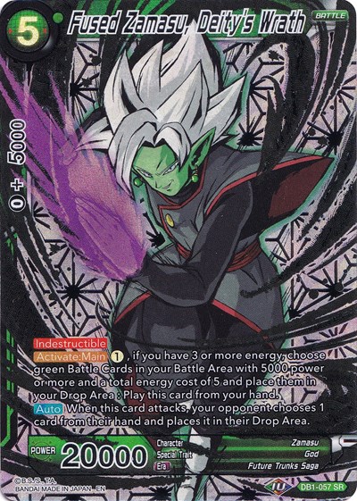 Fused Zamasu, Deity's Wrath DB1-057