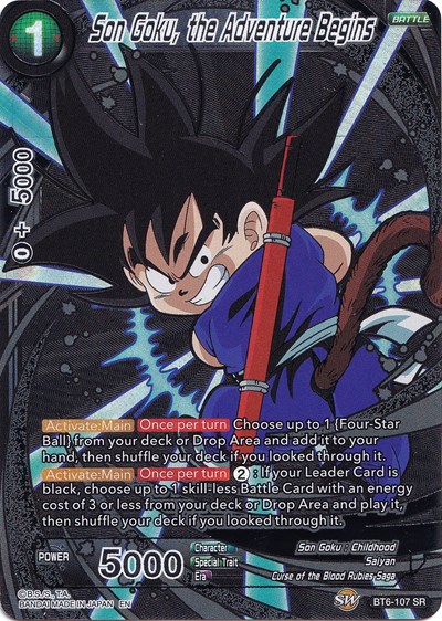 Son Goku, the Adventure Begins BT6-107