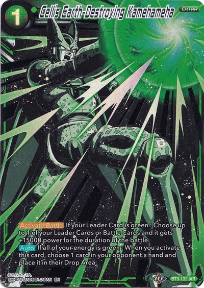 Cell's Earth-Destroying Kamehameha BT9-132