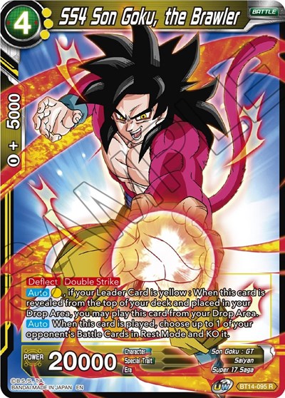 SS4 Son Goku, the Brawler BT14-095