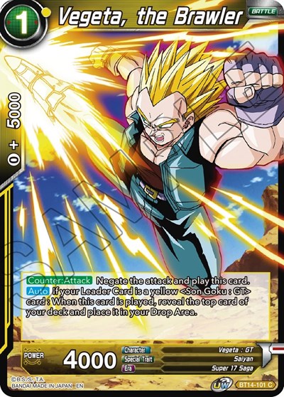 Vegeta, the Brawler BT14-101