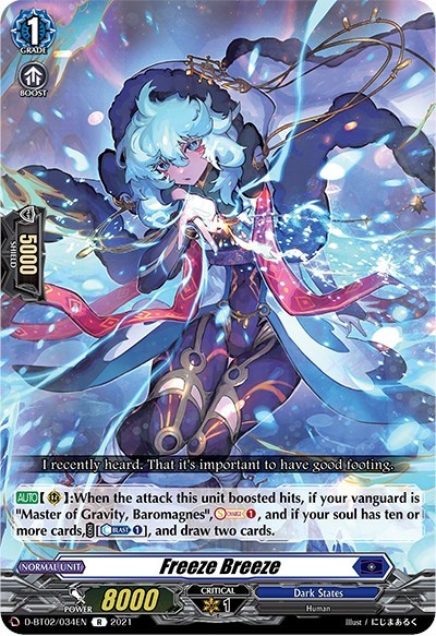 Freeze Breeze [D Format] D-BT02/034EN