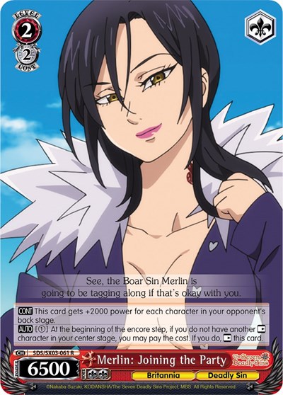 Merlin: Joining the Party SDS/SX03-061 R