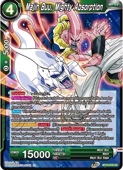 Majin Buu, Mighty Absorption BT14-078