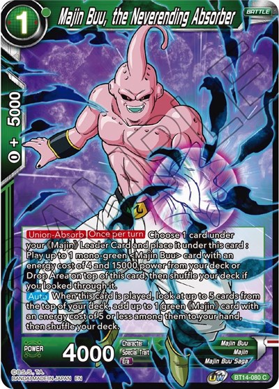 Majin Buu, the Neverending Absorber BT14-080