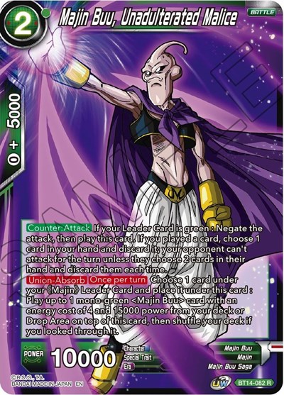 Majin Buu, Unadulterated Malice BT14-082