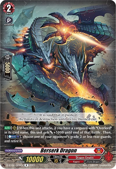 Berserk Dragon [D Format] D-BT02/028EN